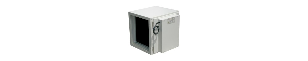 Electrostatic and germicidal ACV UV-C filters